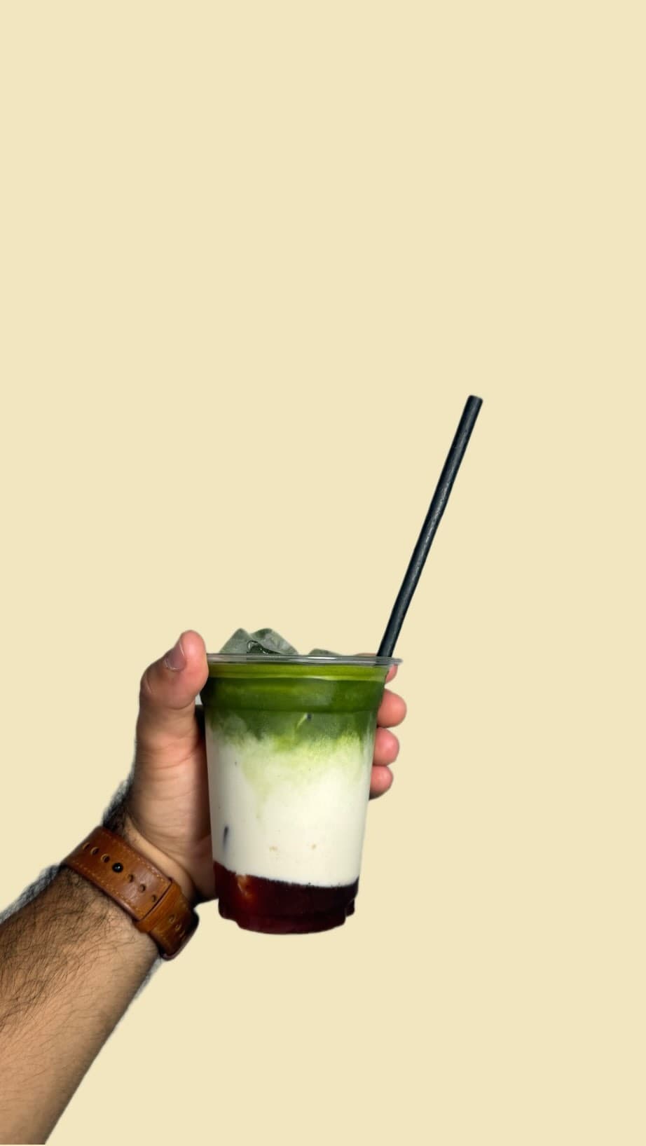 Strawberry matcha latte de Caféalo